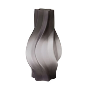 SOGA 33cm Glass Vase Grey with Beautiful glass Bubble Texture Art Vases, Home & Living, Home Decor, Vases, , ,  - NZ DEPOT 1