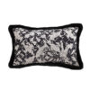 SOGA 35cm Vintage Black Pillowcase Set Black Herringbone Pattern Lumbar Throw Pillow, Furniture>Living Room Furniture>Occasional Chairs, , , , , - NZ DEPOT 1