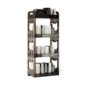 Buy SOGA 38x24cm Black 3 Tier Bookshelf & Cosmetic Storage Organizer Trolley Rack Online - Home & Living/Bedroom/Bedroom Storage Solutions - 1 - NZ Depot Free Shipping