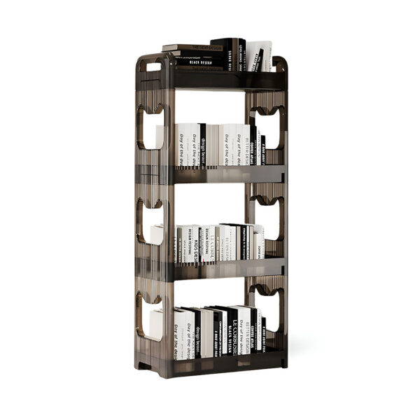 SOGA 38x24cm Black 3 Tier Bookshelf & Cosmetic Storage Organizer Trolley Rack, Home & Living, Bedroom, Bedroom Storage Solutions, , ,  - NZ DEPOT 1