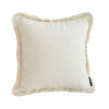 SOGA 45cm Creamy White Home Aesthetic Chenille Texture Tassel Square Throw pillow, Furniture, Living Room Furniture, Occasional Chairs, , ,  - NZ DEPOT 1