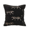 SOGA 45cm Light Luxury Vintage Leopard Print Square Black Throw Pillow, Furniture>Living Room Furniture>Occasional Chairs, , , , , - NZ DEPOT 1