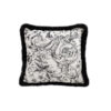 SOGA 45cm Pillow French Cover Style Floral Jacquard Woven Decorative Fringe Throw Pillow, Furniture>Living Room Furniture>Occasional Chairs, , , , ,  - NZ DEPOT 1