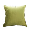 SOGA 45cm Subtle Fluorescent Green Foliage Velvet Square Throw Pillow, Furniture>Living Room Furniture>Occasional Chairs, , , , , - NZ DEPOT 1