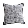 SOGA 45cm Vintage Leopard Print Sofa Black & White Grid Wide Edge Square Throw Pillow, Furniture>Living Room Furniture>Occasional Chairs, , , , , - NZ DEPOT 1