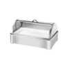 SOGA 59x38.5cm Silver Color Ceramic Serving Bowl Chafing Dish for Kitchen Essential, Furniture | Kitchen & Dining Room Furniture| Buffets, Sideboards & Kitchen Islands, , , , ,  - NZ DEPOT 1