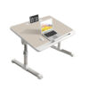 SOGA 60X40cm Grey Small Laptop Bed Portable Foldable Study Table Adjustable, Desks & Computer Tables, , , , ,  - NZ DEPOT 1