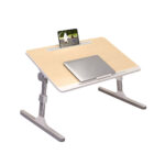 SOGA 60X40cm Wood Small Laptop Bed Portable Foldable Study Table Adjustable, Desks & Computer Tables, , , , ,  - NZ DEPOT 1