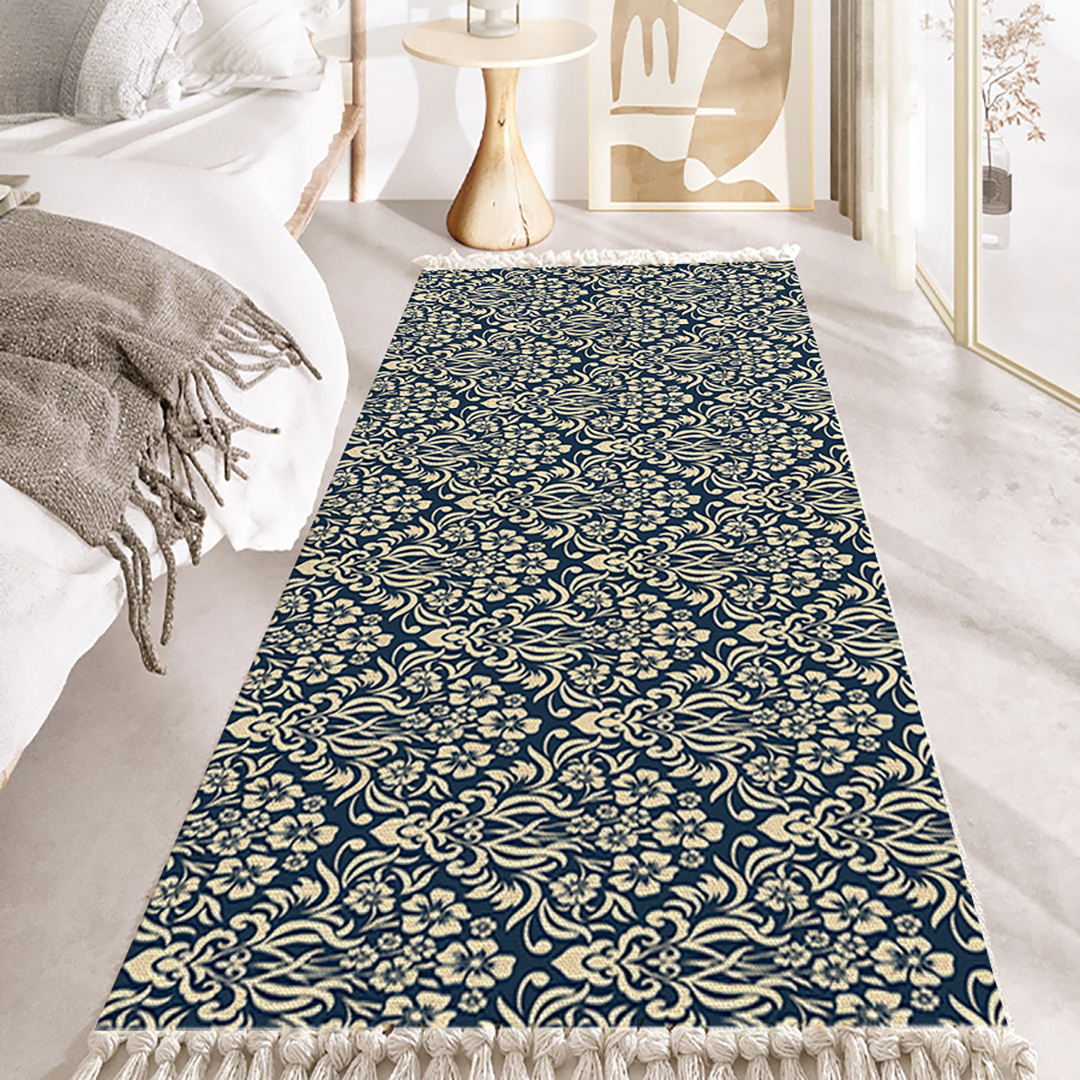 SOGA 90cm Cotton Polyester Vintage Area Rugs Living Room Hallway Floor Kitchen, Home Decor, Home & Living>Home Decor>Rugs>Shaggy Rugs, , , , ,  - NZ DEPOT 2
