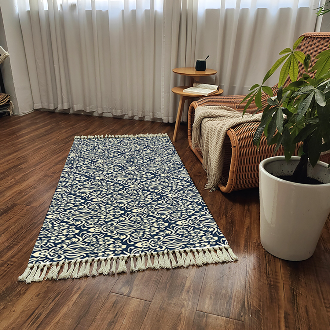 SOGA 90cm Cotton Polyester Vintage Area Rugs Living Room Hallway Floor Kitchen, Home Decor, Home & Living>Home Decor>Rugs>Shaggy Rugs, , , , ,  - NZ DEPOT 5