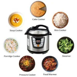 Buy SOGA Stainless Steel Electric Pressure Cooker 10L Nonstick 1600W Online - Electronics & Appliances/Appliances/Small Kitchen Appliances/Benchtop Cooking/Slow Cookers & Pressure Cookers - 2 - NZ Depot Free Shipping