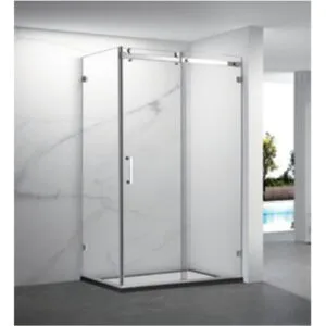 Buy Shower Glass - Kora Series 2 Sides Frameless Glass (1000x800x1900mm) Online - Shower Enclosures - Frameless Shower - 4 - NZ Depot Delivery