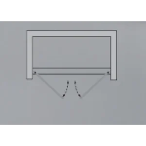 Buy Shower Box - Park Series 2 Sides (1000x900x1900mm） Online - Shower Enclosures - Rectangle Shower - 2 - NZ Depot Delivery