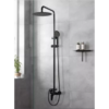 Shower Mixer Combination Round SS2153-200R11-B - Black, Shower Mixer - NZ DEPOT