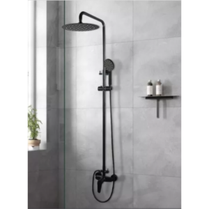 Shower Mixer Combination Round Ss2153 200R11 B Black Ss2153 200R11 B Black Shower Mixer Nz Depot - Nz Depot