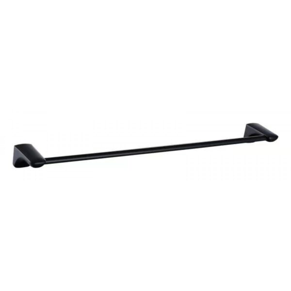 Towel Rail - Round Satin Black Series Single Bar, Bathroom accessories - NZ DEPOT