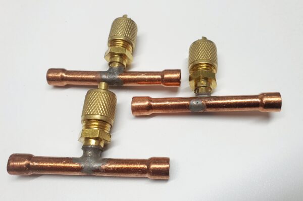 ACCESS PORT TEE 1/4x3/8OD (3/pkt) . -