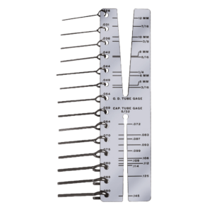 CAPILLARY TUBE GAUGE & FILE . -