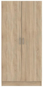 Ds Bardalona 2 Door Wardrobe Oak Pr8895 Wardrobes Nz Depot - Nz Depot