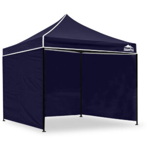 DS Gazebo C Silver coated roof 3x3m Navy