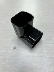 Duct Corner 80mm Black BDK 80 Toyo Ducting Accessories AIR CONDITIONING NZ DEPOT - NZ DEPOT