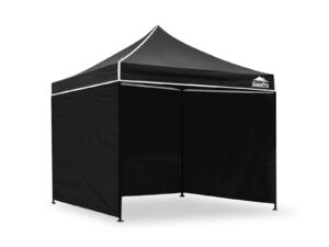 Gazebo C Silver Coated Roof 3X3M Black Pr9250 Gazebos Nz Depot - Nz Depot