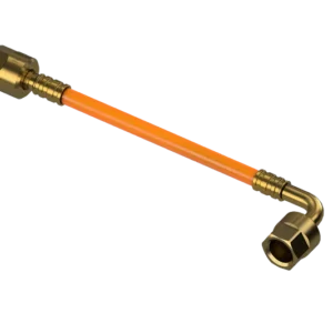 Buy Gomax Anti Vibration Hose 1/4" Str X 1/4" 90O X 900Mm Long CCD090 Front View