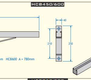 HVY DUTY CANTILEVER BRACKET X2 -