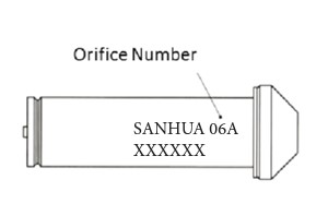 ORIFICE SANHUA T2 SERIES NO. 2 -