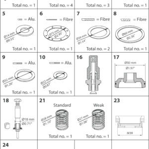 Industrial Valves, Industrial Valves, COMPONENTS.