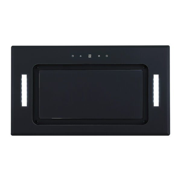 Parmco 520mm Integrated Turbo Pak Plus, Black Glass - NZDEPOT