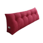 SOGA 100cm Rose Red Triangular Wedge Bed Pillow Headboard Backrest Bedside Tatami Cushion Home Decor, Furniture, Living Room Furniture, Occasional Chairs, , ,  - NZ DEPOT 1