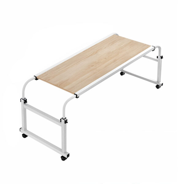 SOGA 140x45cm Wood Cross Bed Movable Desk Table w/ Adjustable Length & Height, Furniture, Living Room Furniture, Tables, , ,  - NZ DEPOT 1