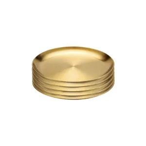Buy SOGA 14cm Premium Gold Grilling Plate Durable, Heat Resistant Perfect for BBQs and Outdoor Cooking Kitchen Essential Online - home & living > kitchen & dining > cookware > saucepans - 1 - NZ Depot Free Shipping