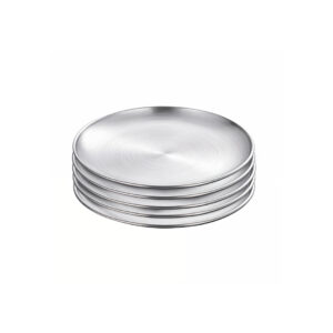 SOGA 14cm Premium Silver Grilling Plate  Durable, Heat Resistant Perfect for BBQs and Outdoor Cooking Kitchen Essential, home & living, kitchen & dining, cookware, saucepans, ,  - NZ DEPOT 1