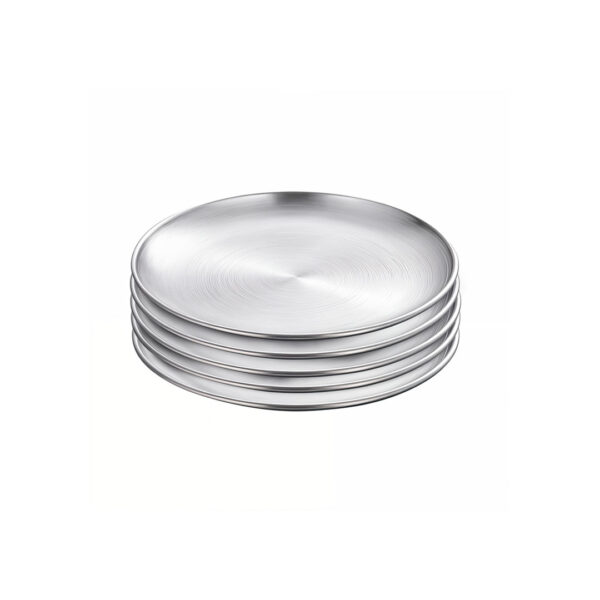 Soga 14Cm Premium Silver Grilling Plate Durable, Heat Resistant Perfect For Bbqs And Outdoor Cooking Kitchen Essential, Home &Amp; Living &Gt; Kitchen &Amp; Dining &Gt; Cookware &Gt; Saucepans, , , , ,  - Nz Depot 1