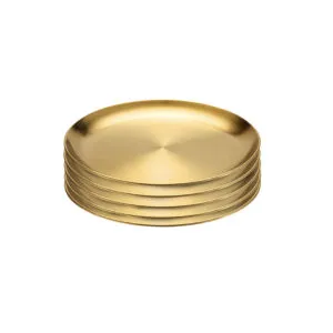 Buy SOGA 17cm Premium Gold Grilling Plate Durable, Heat Resistant Perfect for BBQs and Outdoor Cooking Kitchen Essential Online - home & living > kitchen & dining > cookware > saucepans - 1 - NZ Depot Free Shipping