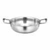 SOGA 18cm Premium Silver Seafood Dry Pot Stockpot Versatile and Durable Kitchen Essential, home & living > kitchen & dining > cookware > casserole dishes, , , , ,  - NZ DEPOT 1