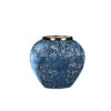 SOGA 21x22cm Blue with White Mini Floral Small Ceramic Flower Vase Elegant Living Room Home Decor, Home & Living>Home Decor>Vases, , , , ,  - NZ DEPOT 1