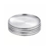 SOGA 23cm Premium Silver Grilling Plate  Durable Heat Resistant, Perfect for BBQs and Outdoor Cooking Kitchen Essential, home & living > kitchen & dining > cookware > saucepans, , , , ,  - NZ DEPOT 1