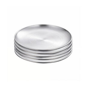 SOGA 23cm Premium Silver Grilling Plate  Durable Heat Resistant, Perfect for BBQs and Outdoor Cooking Kitchen Essential, home & living, kitchen & dining, cookware, saucepans, ,  - NZ DEPOT 1