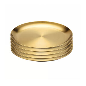 SOGA 26cm Premium Gold Grilling Plate  Durable, Heat Resistant, Perfect for BBQs and Outdoor Cooking Kitchen Essential, home & living, kitchen & dining, cookware, saucepans, ,  - NZ DEPOT 1