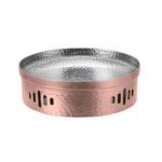 SOGA 26cm Rose Pink Hammered Dry Pot An Elegant Rose Pink Finish Kitchen Essential, Home & living > kitchen & dining > cookware > casserole dishes, , , , ,  - NZ DEPOT 1