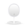 SOGA 26cm White Oval Smart LED Makeup Bedroom Table Vanity Mirror Tricolor w/ 5x Magnification, Home, Bathroom, Bathroom Accessories, Bathroom Storage, ,  - NZ DEPOT 1