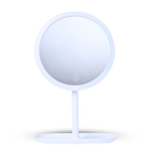 SOGA 26cm White Round Smart LED Makeup Bedroom Table Vanity Mirror Tricolor Adjustable Light, Home, Bathroom, Bathroom Accessories, Bathroom Storage, ,  - NZ DEPOT 1