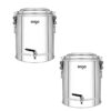 SOGA 2X 40L Stainless Steel Insulated Stock Pot Dispenser Hot & Cold Beverage Container With Tap, Home & Living>Kitchen & Dining>Barware>Spirit Dispensers, , , , ,  - NZ DEPOT 1