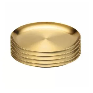 Buy SOGA 30cm Premium Gold Grilling Plate Durable Heat Resistant Perfect for BBQs and Outdoor Cooking Kitchen Essential Online - home & living > kitchen & dining > cookware > saucepans - 1 - NZ Depot Free Shipping
