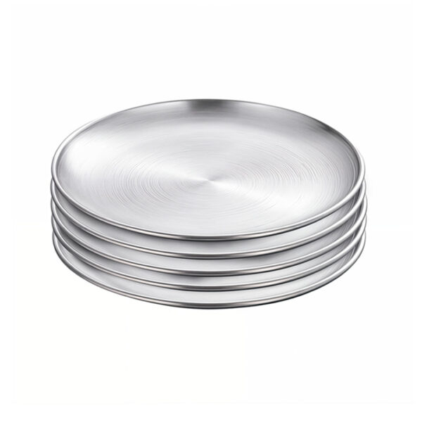 Soga 30Cm Premium Silver Grilling Plate Durable Heat Resistant Perfect For Bbqs And Outdoor Cooking Kitchen Essential, Home &Amp; Living &Gt; Kitchen &Amp; Dining &Gt; Cookware &Gt; Saucepans, , , , ,  - Nz Depot 1