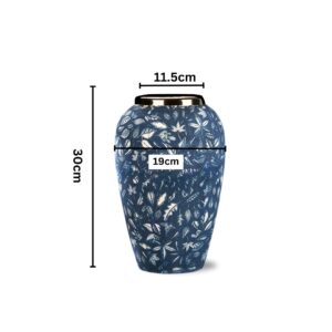 SOGA 30x19cm Blue Medium Ceramic Flower Vase Elegant Living Room Home Decor, Home & Living, Home Decor, Vases, , ,  - NZ DEPOT 2