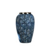 SOGA 30x19cm Blue with White Mini Floral Medium Ceramic Flower Vase Elegant Living Room Home Decor, Home & Living>Home Decor>Vases, , , , ,  - NZ DEPOT 1